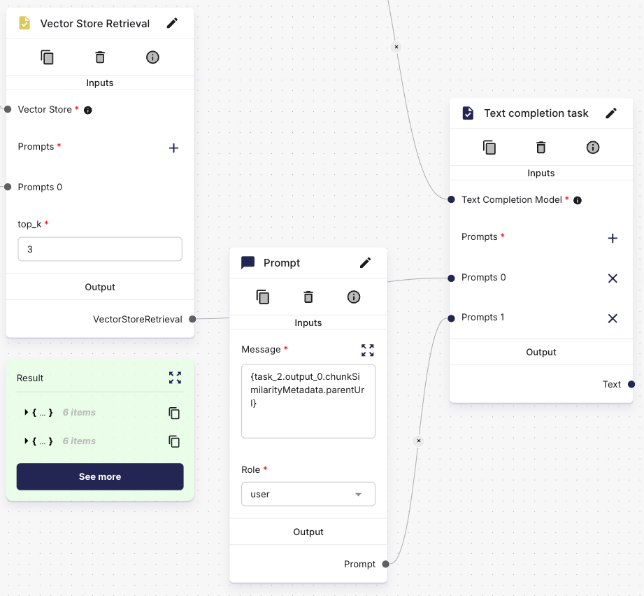 Vector Store Retrieval Placeholders